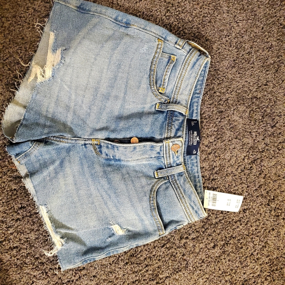 Hollister jean shorts